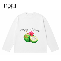 Áo thun Boxy tay dài MORII Coconut - Item Thời Trang Basic Được Yêu Thích
