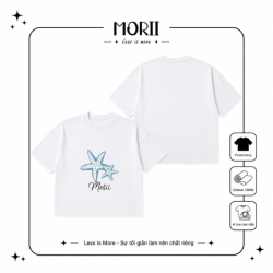 áo thun boxy MORII Starfish