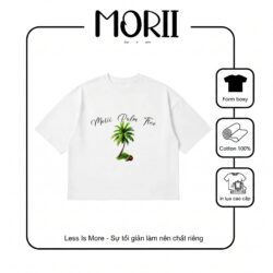 Áo thun Boxy tay ngắn MORII Palm Tee