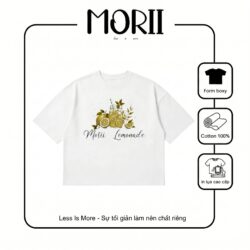 Áo thun boxy MORII Lemonade